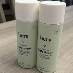 Brand new Hers shampoo and conditioner